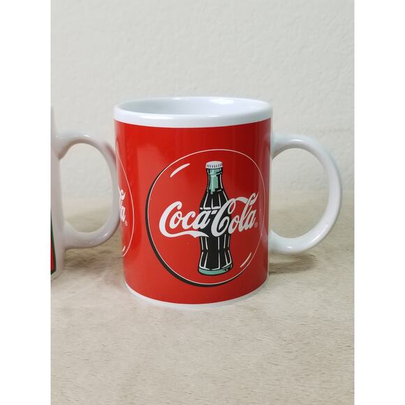 Coca Cola Gibson Coffee Mug Tea Cup 12oz Year 2003 1995 1996 Drinkware 4" x3 - Picture 3 of 12